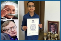 আইনস্টাইনকে পেছনে ফেলে ১ নম্বরে ১১ বছর বয়সী এশিয়ার এই মুসলিম কিশোর