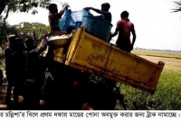  এক ট্রাক মাছের পোনা অবমুক্ত