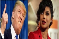 মঞ্চেই ডোনাল্ড ট্রাম্পের প্রতি ক্ষোভ ঝাড়লেন প্রিয়াঙ্কা
