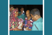 রাতে কাঁদছিল ১ দিনের নবজাতক, জীবিত উদ্ধার করল পুলিশ