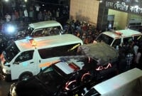 গ্রামের বাড়ি পৌঁছেছে নিজামীর মরদেহ