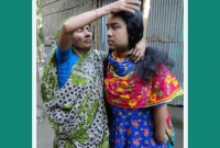 পা দিয়ে লিখে জিপিএ-৪ পেল আরিফা