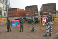 ৩টি ট্রাকে ভর্তি ৫৭০ কোটি টাকা! আটক করল ইসি