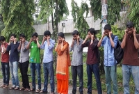 শাবিতে ‘কান ধরে’ শিক্ষক লাঞ্ছনার প্রতিবাদ