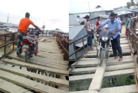 ব্রিজ যেন মরণ ফাঁদ, ভোগান্তিতে এলাকাবাসী