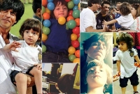 ৩০ হাজার ফুট উঁচুতে ছেলের জন্মদিন পালন করলেন শাহরুখ