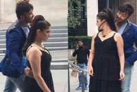 লন্ডনের খোলা রাস্তায় শাকিব ও শ্রাবন্তীর রোমান্স