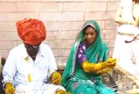  ৫০ বছর প্রেম করে ৭০ বছরের কনের সাথে ৮০ বছরের পাত্রের বিয়ে!