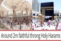 আলহামদুলিল্লাহ, পবিত্র রমজান মাসে গ্রান্ড মসজিদ ও মসজিদে নববীতে মুসল্লির ঢল