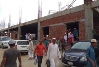 আলহামদুলিল্লাহ, নির্মানাধীন বাংলাদেশের সর্ববৃহৎ মসজিদে প্রথম জুমার নাযাজ আদায় করলেন মুসল্লিরা