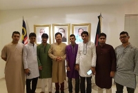 প্রবাসীদের সঙ্গে রাষ্ট্রদূতের ঈদের শুভেচ্ছা বিনিময়