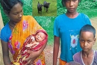 নিজের তিনদিনের বাচ্চা বিক্রি করে দুটি ছাগল কিনলেন মা