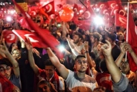 তুরস্ক জুড়ে প্রেসিডেন্ট এরদোগানের পক্ষে গণমিছিল