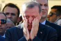 কাঁদলেন এরদোগান