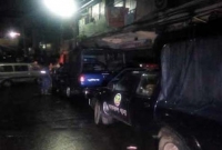 পুলিশের অভিযান শুরু, মুহুর্মুহূ গুলির শব্দ