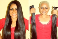 অবাক কাণ্ড, এ জন্য মাথার চুল কামিয়ে ফেললেন এই তরুণী!