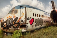 টাকা খরচ করে ভাঙা প্লেন দেখতে মানুষের ঢল!