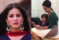 সানি লিওন কাঁদিয়েই ছাড়লো ক্ষুদে ফ্যান