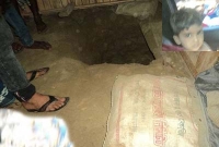 মসজিদের ইমামের খাটের নিচে মাটির গর্তে মিলল জীবিত এক শিশু!