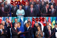 দুটি ছবিই বলে দিচ্ছে পুতিন-ওবামার অবস্থান! দুটি ছবিই বলে দিচ্ছে পুতিন-ওবামার অবস্থান!