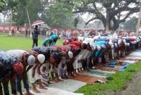 এবার শোলাকিয়ার ঈদ জামাতে মাত্র শ’খানেক মুসল্লি!