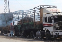 ত্রাণবহরে বিমান হামলার পর সিরিয়ায় ত্রাণ তৎপরতা বন্ধ ত্রাণবহরে বিমান হামলার পর সিরিয়ায় ত্রাণ তৎপরতা বন্ধ