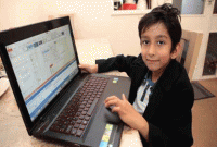 নিজেই গেম বানাচ্ছে ৭ বছরের বিস্ময় বালক হামজা!