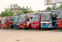 সিলেটে অনির্দিষ্টকালের পরিবহন ধর্মঘট চলছে