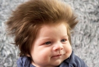  মাত্র ২ মাস বয়সেই ইনি চুলকুমার, বড় হলে কী হবেন?