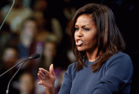 মিশেলের ৩০ মিনিটের বক্তব্যে নাজেহাল ট্রাম্প