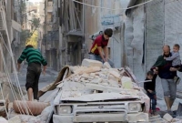 সিরিয়ার আলেপ্পোতে বোমাবর্ষণে এক পরিবারের ১৪ জন নিহত