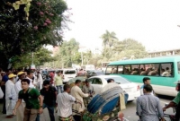 আওয়ামী লীগের সম্মেলন শুরুর আগেই রাজধানীজুড়ে ভোগান্তি