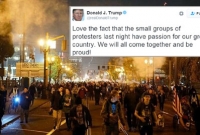 যে কারণে বিক্ষোভকারীদের ‘প্রশংসা’ করলেন ট্রাম্প