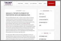 ট্রাম্পের ওয়েবসাইটে আবার ফিরল মুসলিম নিষিদ্ধের বিবৃতি