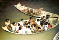 নাফ নদীতে ভাসছে শত শত রোহিঙ্গা