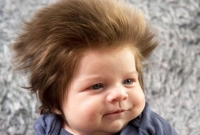 মাত্র ২ মাস বয়সেই ইনি চুলকুমার, বড় হলে কী হবেন?