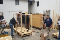 জার্মানিতে গৃহহীনদের শীত থেকে বাঁচাতে তৈরি হচ্ছে ‘ ছোট ঘর'