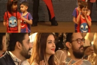 একসঙ্গে নাচল ঐশ্বর্যার মেয়ে ও আমিরের ছেলে! দর্শক ঐশ্বর্যা, অভিষেক, আমির