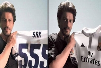 রিয়াল মাদ্রিদের জার্সি পেয়ে যা বললেন শাহরুখ খান