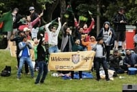 টাইগার সমর্থনে ক্রাইস্টার্চের গ্যালারিতে ‘এক টুকরো’ বাংলাদেশ!