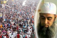 ইজতেমায় আখেরি বয়ান করছেন দিল্লির মুরব্বি মাওলানা সাদ কান্দলভী, মোনাজাত ১১টায়