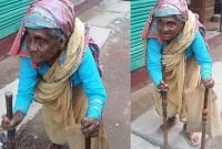 'ভিক্ষা করার শক্তি নেই, দয়া করে একটি কার্ড দিন'