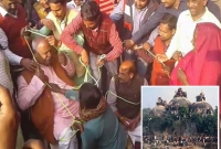 বাবরি সমজিদ ধ্বংসের নেতৃত্বদানকারী গুপ্তা বিজেপিতে, এমপিসহ দুই নেতাকে দড়ি দিয়ে বেঁধে বিক্ষোভ
