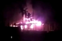 গ্যাস লাইটার থেকে ঘরে আগুন, পুড়ে ছাই তিন মাসের শিশু!