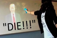 ট্রাম্পকে ‘মরতে বলায়’ চাকরি গেল স্কুল শিক্ষিকার!