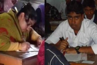 একসঙ্গে এসএসসি পরীক্ষা দিচ্ছেন মা ও ছেলে!