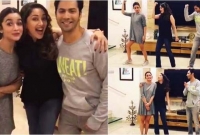 বরুণ-আলিয়াকে নাচ শেখালেন মাধুরী!