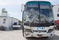 দু'জনকে চাপা দিয়ে পলায়নপর বাসের ধাক্কায় ৩৪ জন নিহত