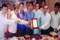 লোহাগাড়ায় সাংবাদিক কাফি কামালকে সংবর্ধনা