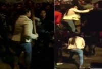 পুলিশের লাঠি কেড়ে নিয়ে বখাটেদের বেদম পেটালেন যুবতী